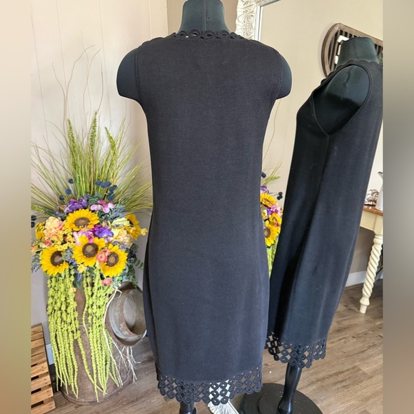 VTG Michael Simon • Crochet Knit Midi Dress - Picture 2 of 9